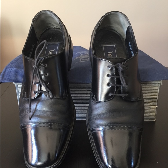 Botticelli Black Leather Cap Toe Oxford Size 11 M main image 14
